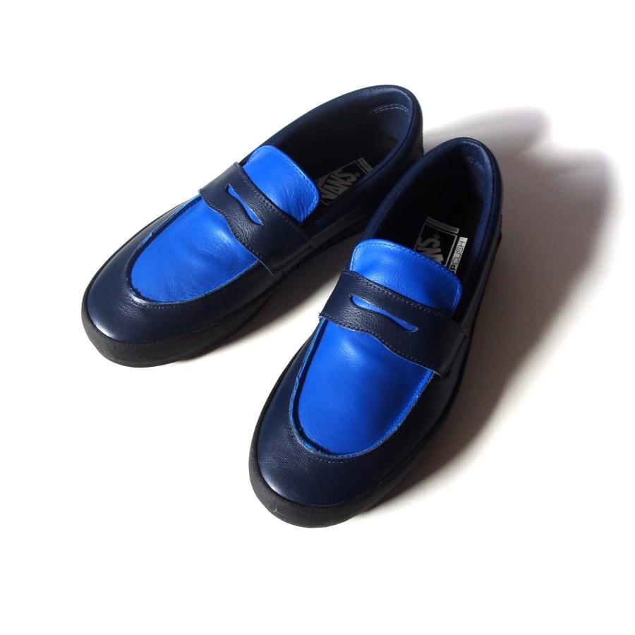 VANS（ヴァンズ） Vans Skate Loafer - Navy/Royal Blue - バンズ