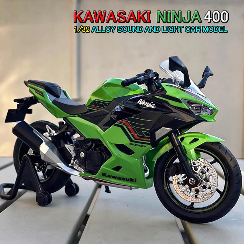 カワサキ（Kawasaki） NINJA400 1/12 ミニカー ライト点滅 エンジン