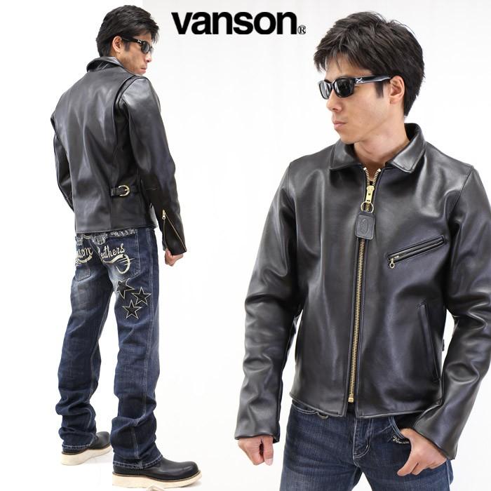VANSON（バンソン） レザージャケット シングルライダース 革ジャン