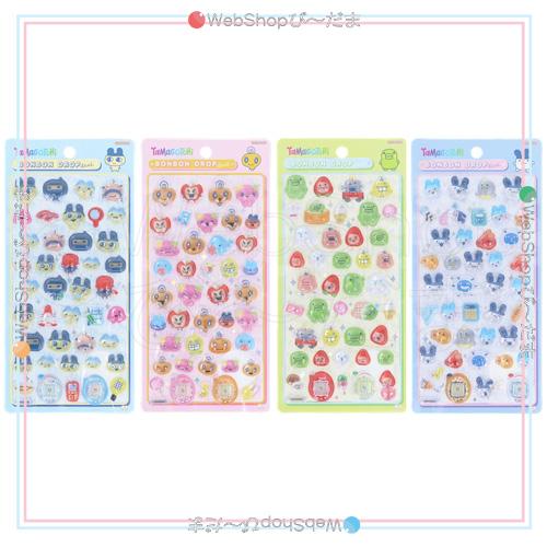 サンスター文具 ボンボンドロップシール たまごっち 全4種セット◇新品