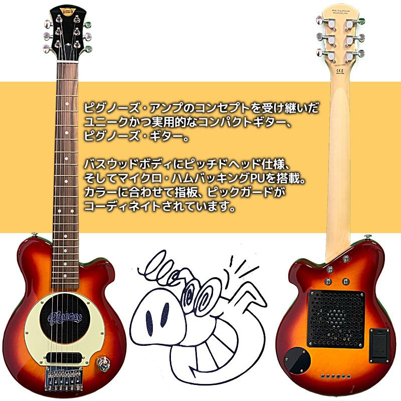 アンプ内蔵コンパクトなエレキギター超オトクな14点セット ／Pignose