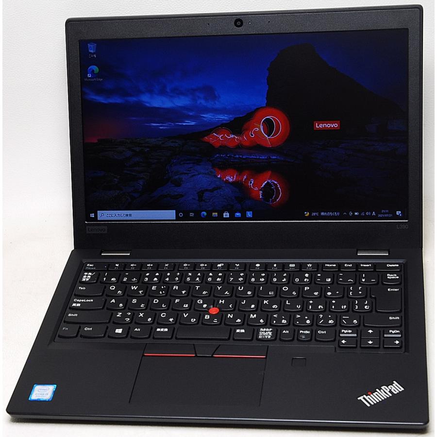 ThinkPad LENOVO L390 第8世代 Core i5 8265U 1.60GHz 16GB SSD 256GB
