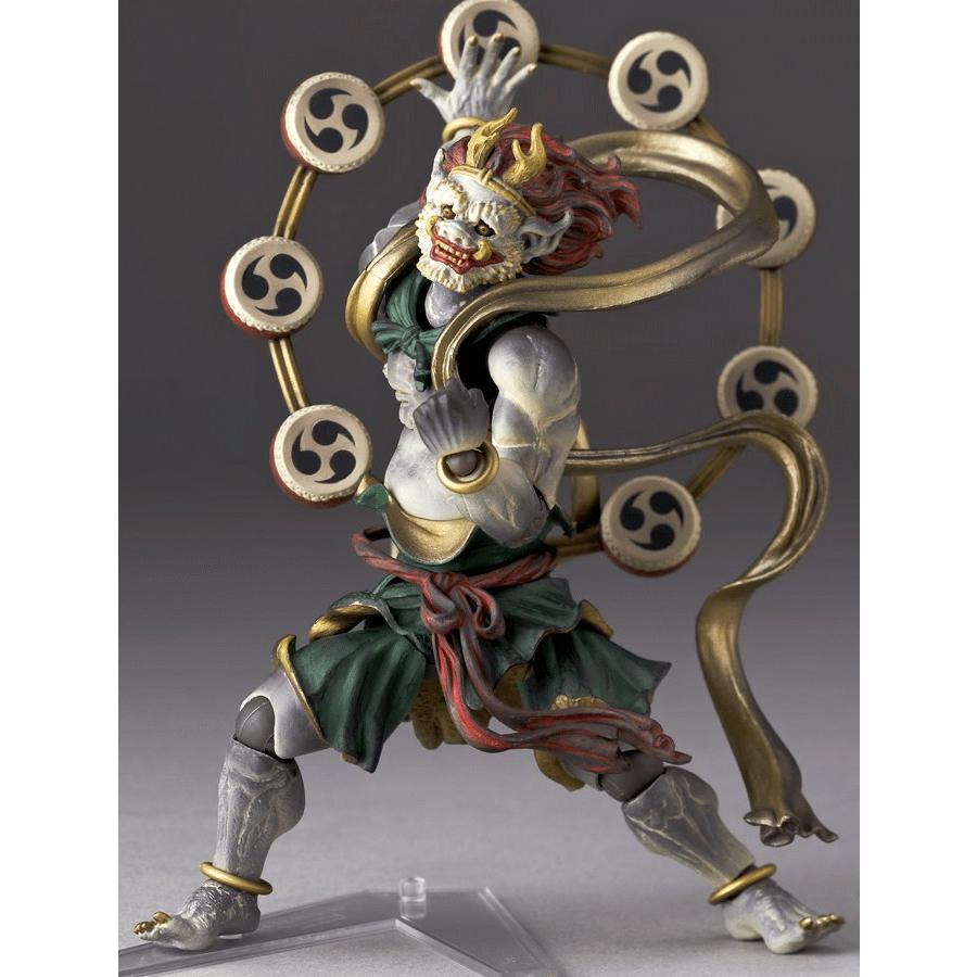 海洋堂 KT Project タケヤ式自在置物 風神(緑)＆雷神(白) 復刻彩色 2種