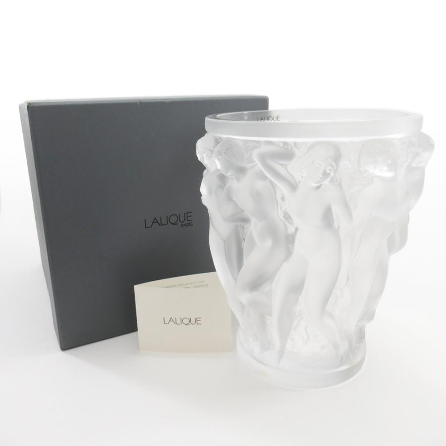 LALIQUE（ラリック） バコーントゥ フラワーベース クリア 高さ24cm 箱