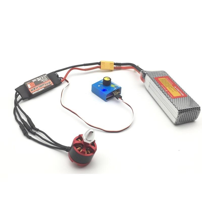 サーボテスター サーボ モーター プロポ不要 受信機と送信機を接続し