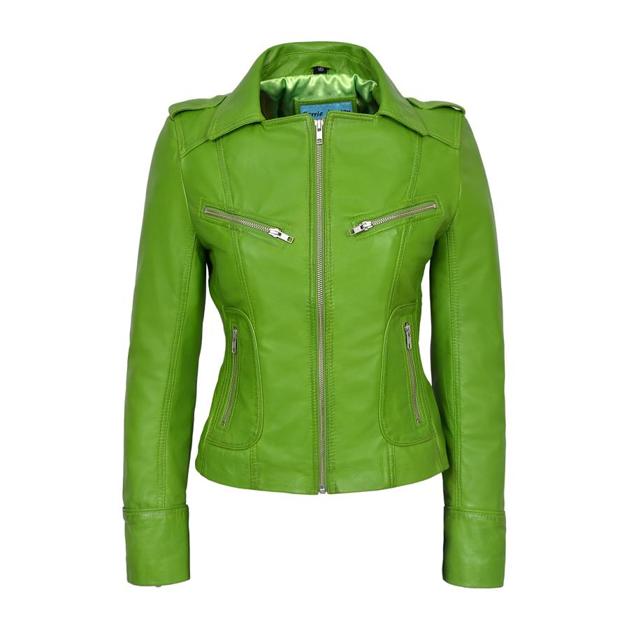 並行輸入品】Rider Ladiesライムグリーンバイカーバイクスタイルソフト