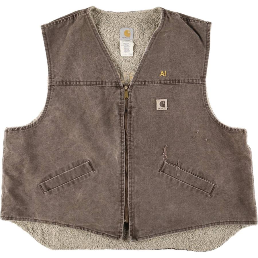 Carhartt（カーハート） 古着 ビッグサイズ 00年代 ダックベスト USA製