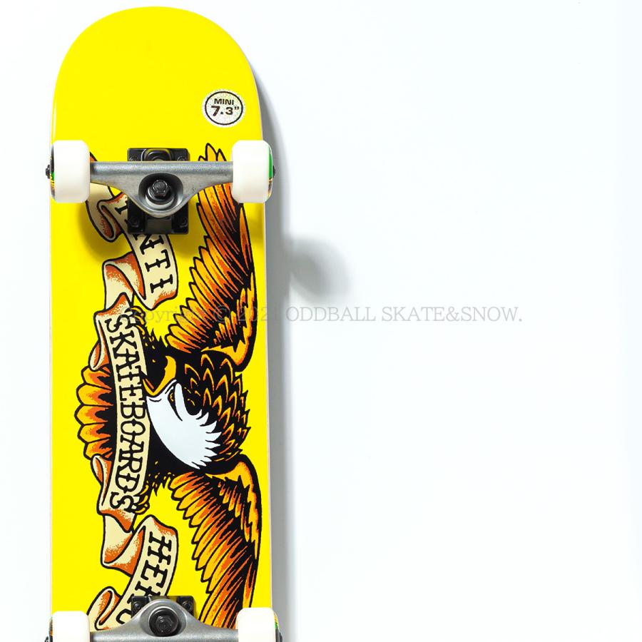 ANTIHERO（アンタイヒーロー） キッズ スケボーコンプリート 7.3 完成