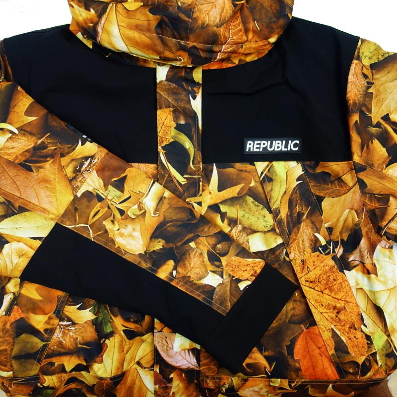 REPUBLIC 36 CHAMBERS JKT LEAVES リパブリック Mサイズ メンズ ウェア