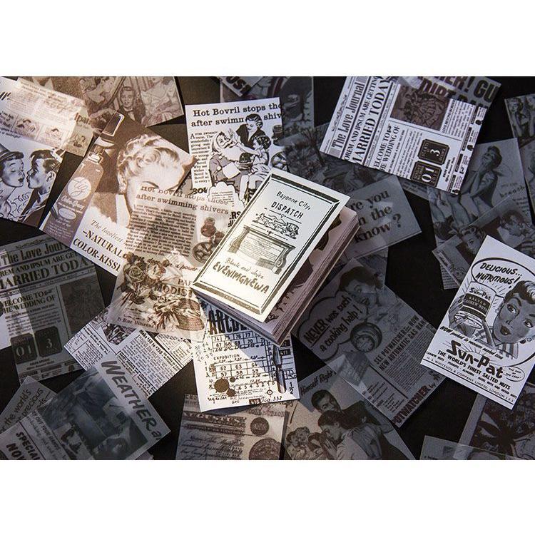 即日出荷 大容量 ヴィンテージペーパー 素材紙 ◇100枚 50枚硫酸紙＋50