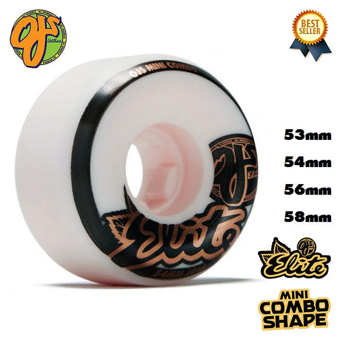 OJ Wheels オージェイ ウィール Elite Mini Combo White 53mm 54mm