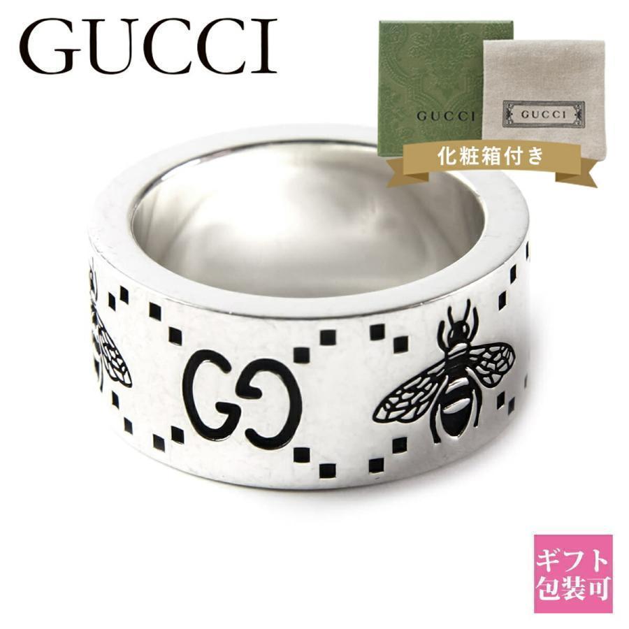 GUCCI（グッチ） 指輪 メンズ シルバー 正規品 リング GG＆ビー 蜂