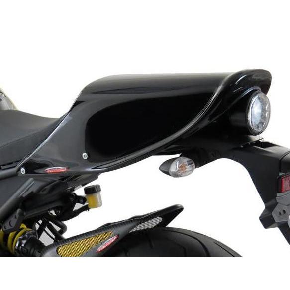 POWERBRONZE シングル シートカウル XSR900 16- ブラック : モトパーツ
