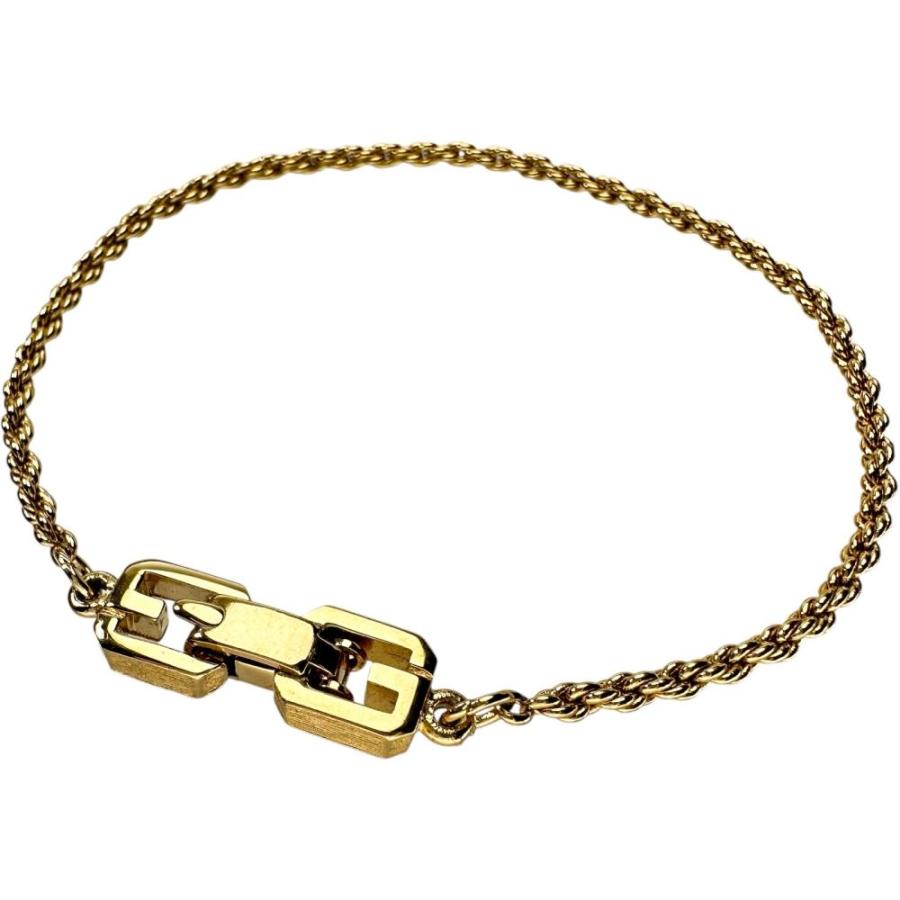 Givenchy/ジバンシー ブレスレット GP 4.2g 18.0cm ゴールドメッキ