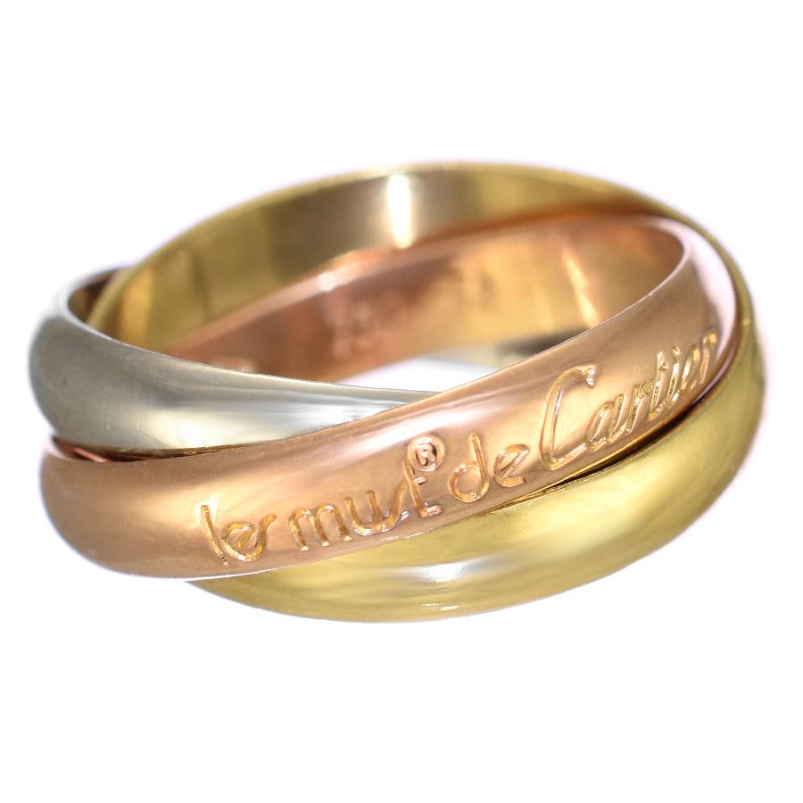TRINITY（Cartier） カルティエ トリニティ リング 3連 指輪 K18