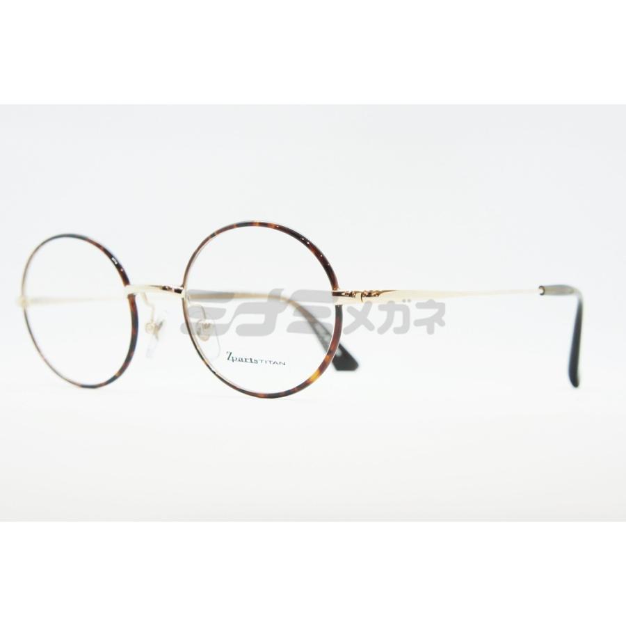 Zparts セル巻き メガネ Z-116 Col.GD ラウンド 丸メガネ クラシカル