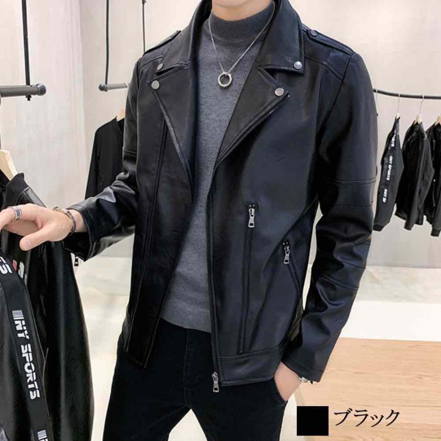 ライダースジャケット メンズ ダブルライダースジャケット 40代 冬