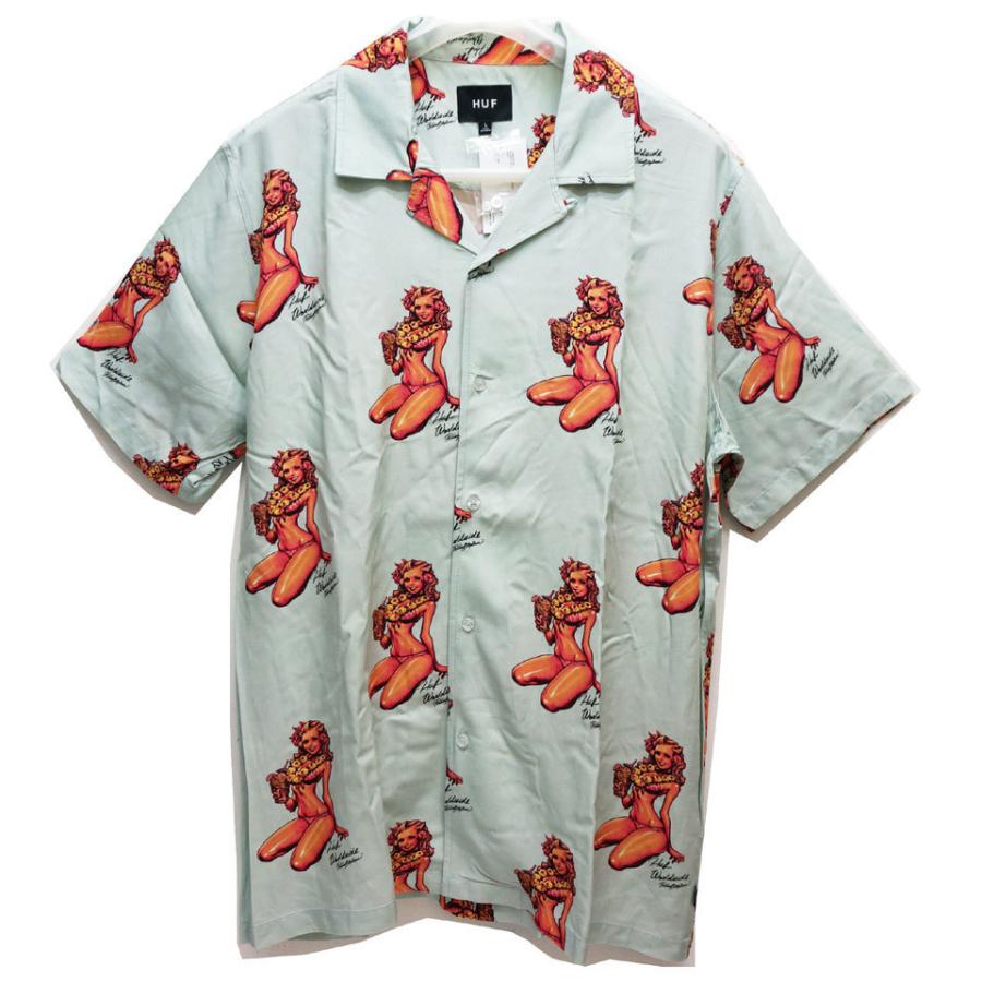 HUF（ハフ） 半袖シャツ アロハシャツ ROCKIN' JELLY BEAN S/S RESORT
