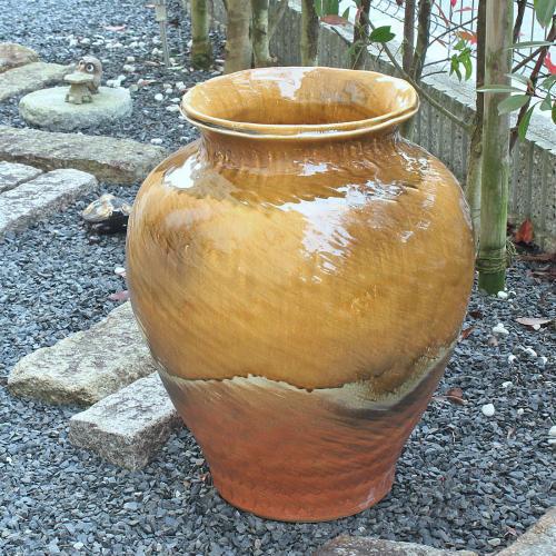 ポイント12倍]信楽焼 大きな 花瓶 萌黄 20号 おしゃれ 大壺 つぼ ツボ