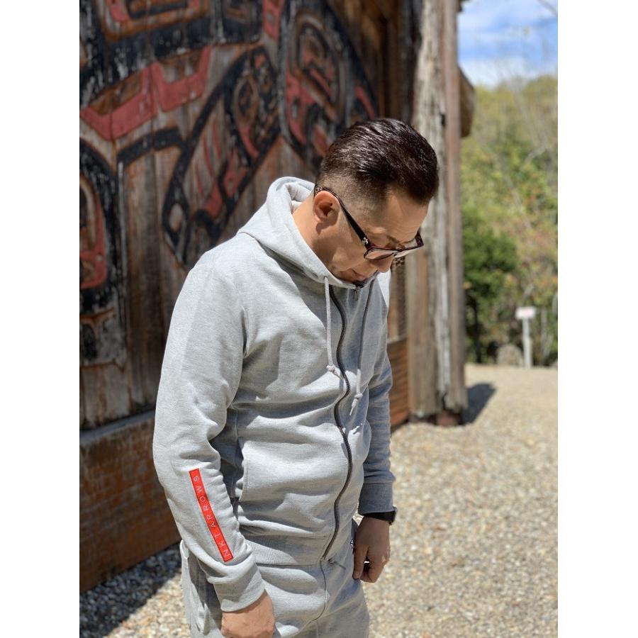 大人のスウェットカジュアルセットアップ（ZIPパーカー＆ジョガー