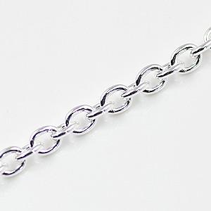 イタリア製 シルバー925 丸アズキチェーン3.9mm 60cm 3本入り AZM-100