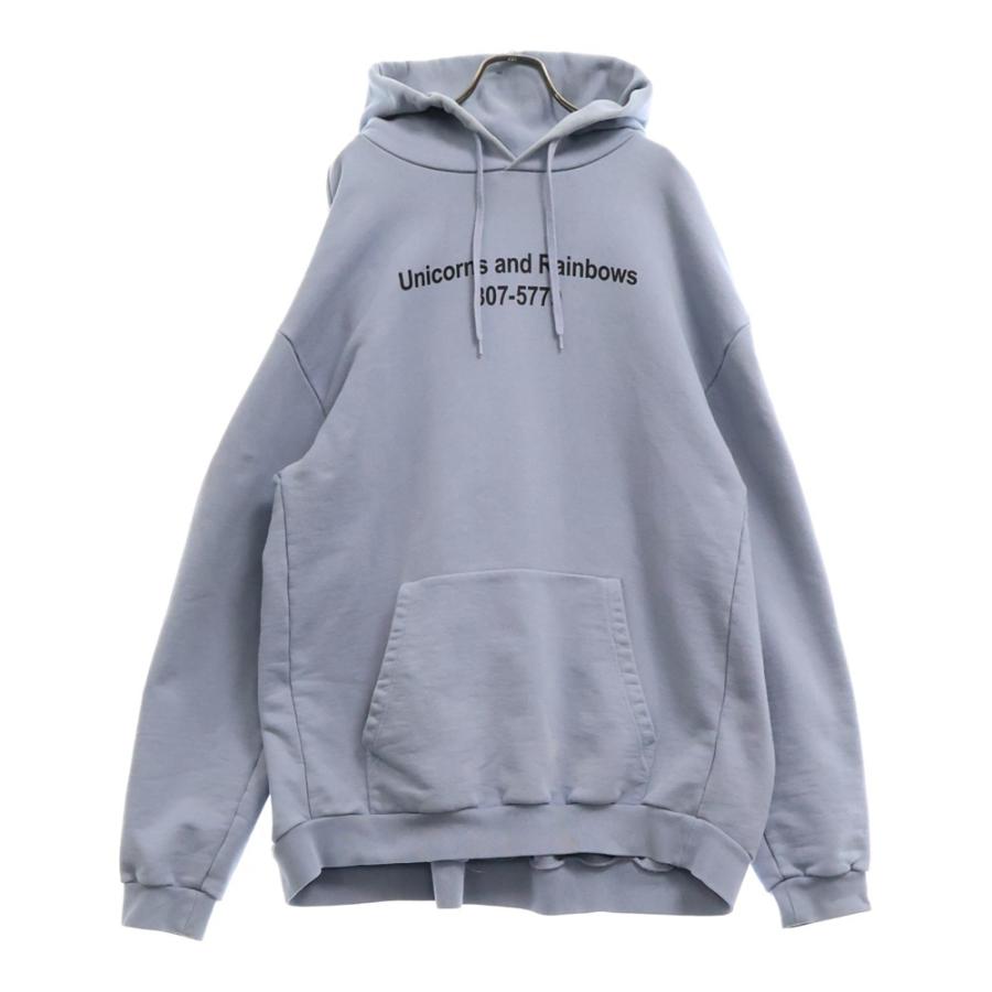 VETEMENTS（ヴェトモン） 18SS Rainbows Unicorn Hooded レインボーズ