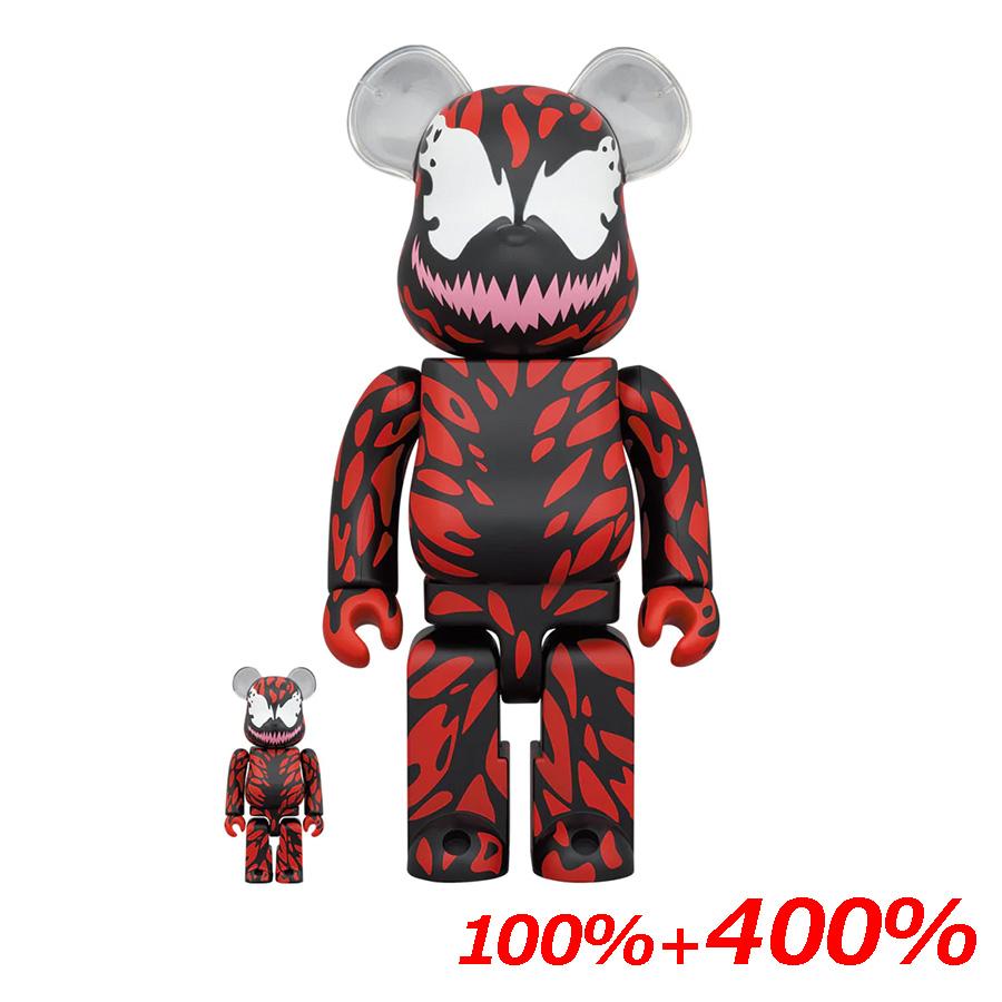 BE@RBRICK 【即納新品】BE@RBRICK CARNAGE 100％ & 400％ メディコム