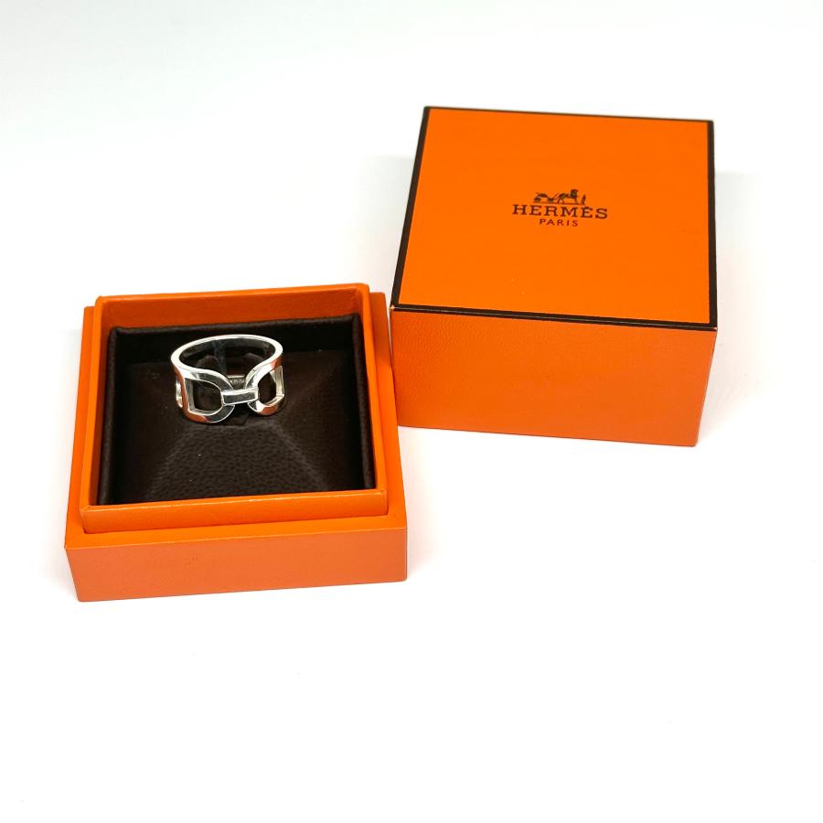 HERMES（エルメス） エヴァーシェーヌダンクル リング シルバー 59号