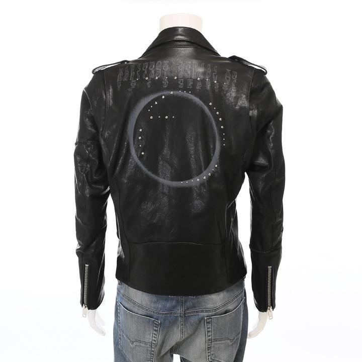 DIESEL（ディーゼル） レザーライダースジャケット メンズ 羊革