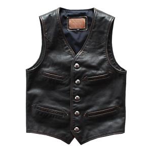 Schott N.Y.C（ショット） ベスト ジレ Schott/ショット/193V LEATHER