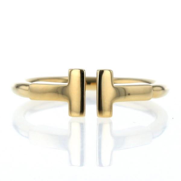 TIFFANY&Co. ティファニー Au750 K18YG イエローゴールド Tワイヤー