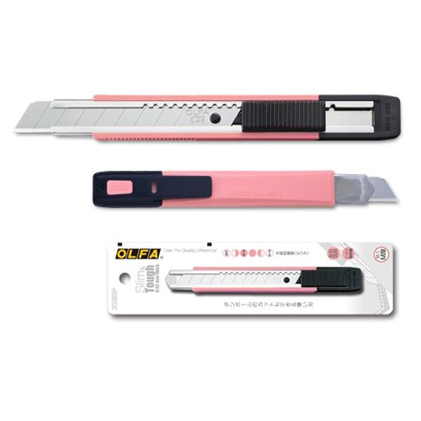 工作 カッターナイフ 万能M厚型 ピンク（文具専用） : 教材自立共和国