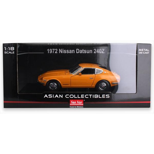 ミニカー 特別モデル 1/18 1970 ニッサン フェアレディz 240Z オレンジ