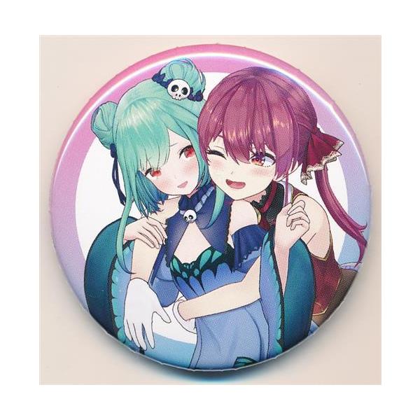 ホロライブ 缶バッジ 潤羽るしあ&宝鐘マリン ゲーマーズ CD購入特典