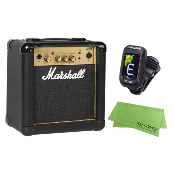 Marshall（マーシャル） Marshall MG10 GOLD ［MG10G］+ BOSS TU-02 +