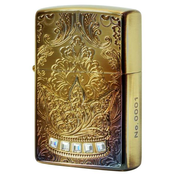 ZIPPO（ジッポー） ジッポライター 王冠 クラウン メタル ライン