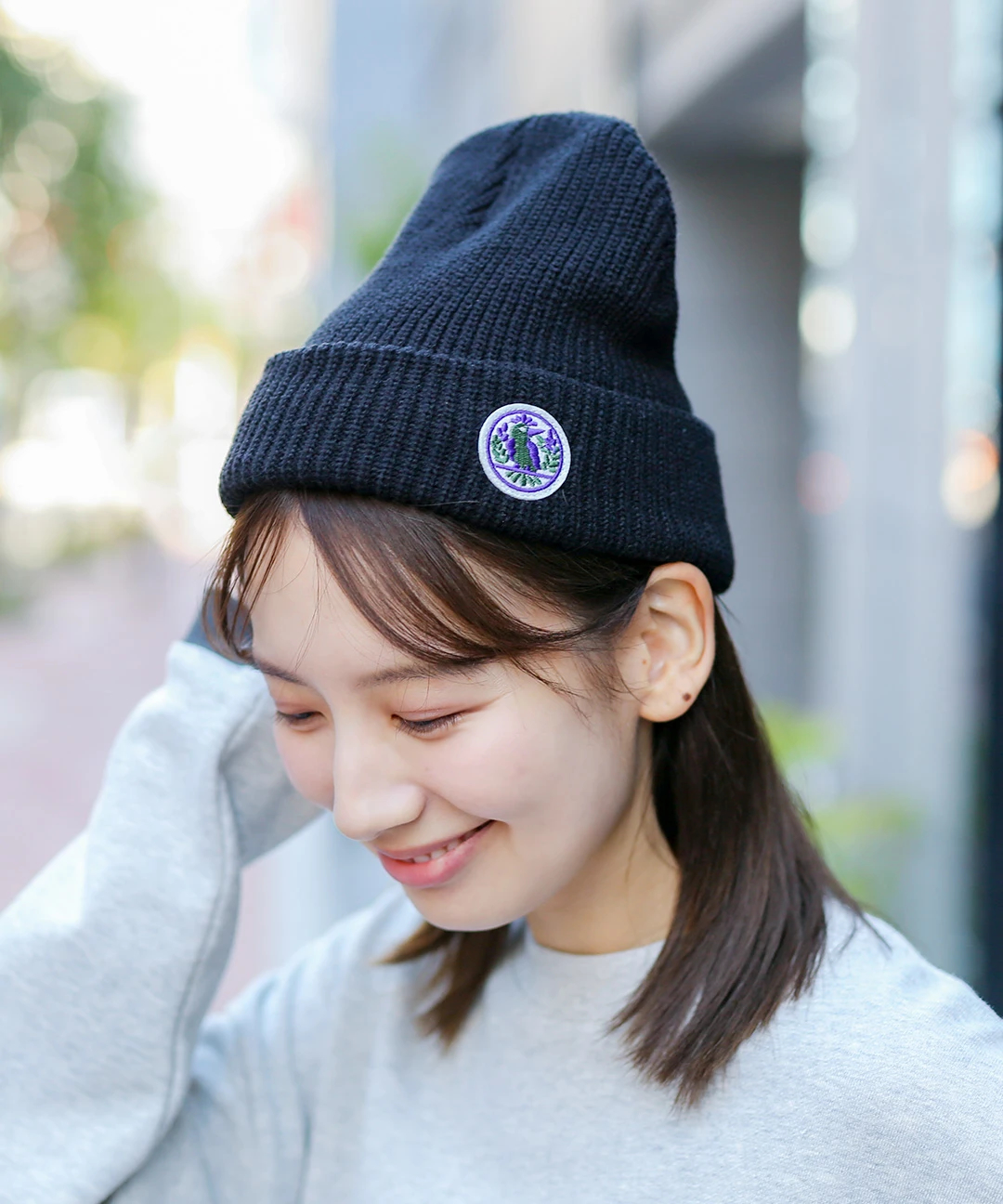 ワッペン付きワッチキャップ / ニットキャップ | エスニック