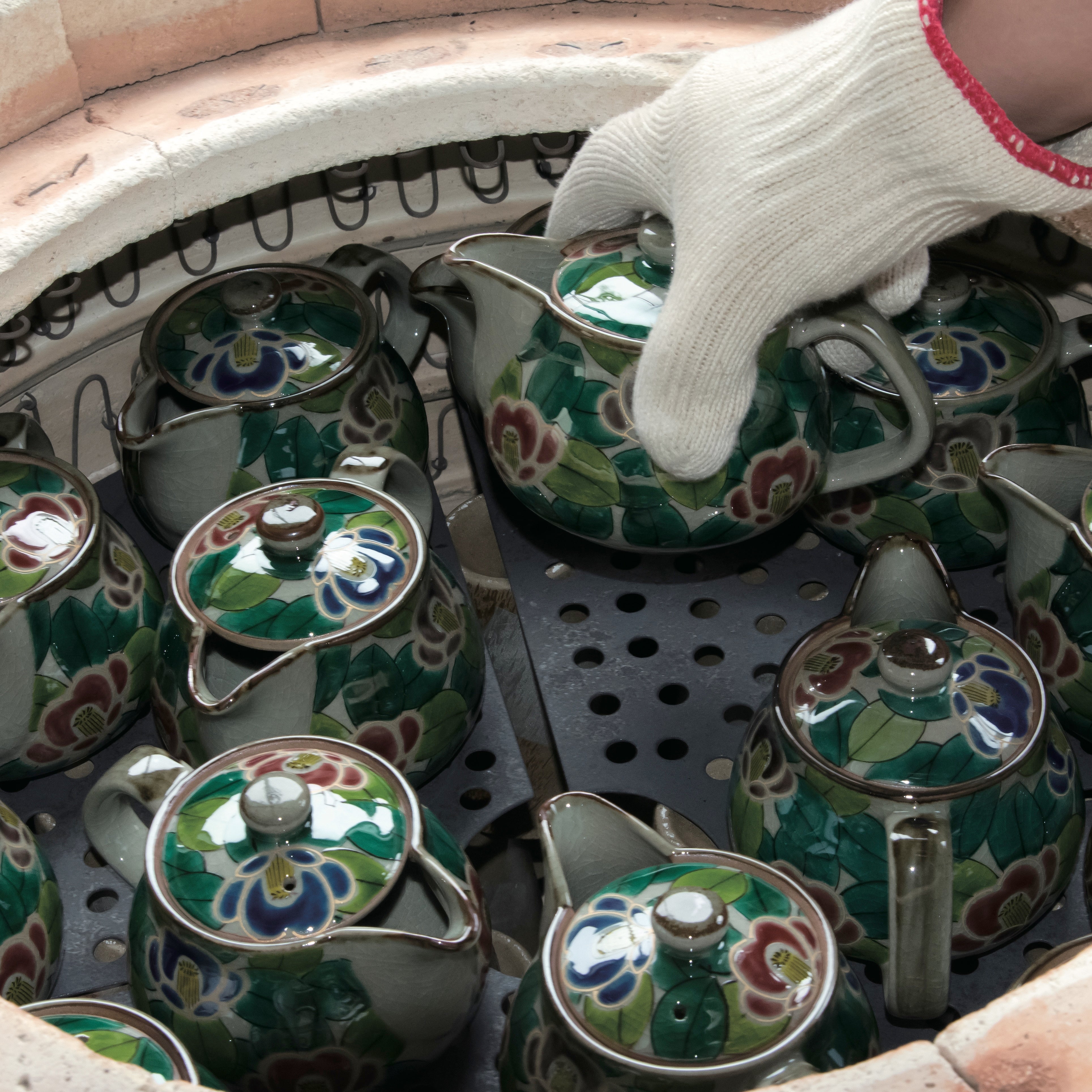 九谷焼 ワインカップ | 花きらり | 金龍 | 美山窯