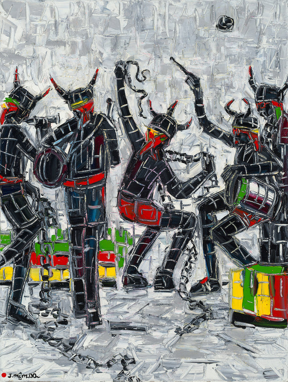 BLACK JAB ▪︎18X24X2 ▪︎OILS ▪︎TEXTURED – Joachim McMillan