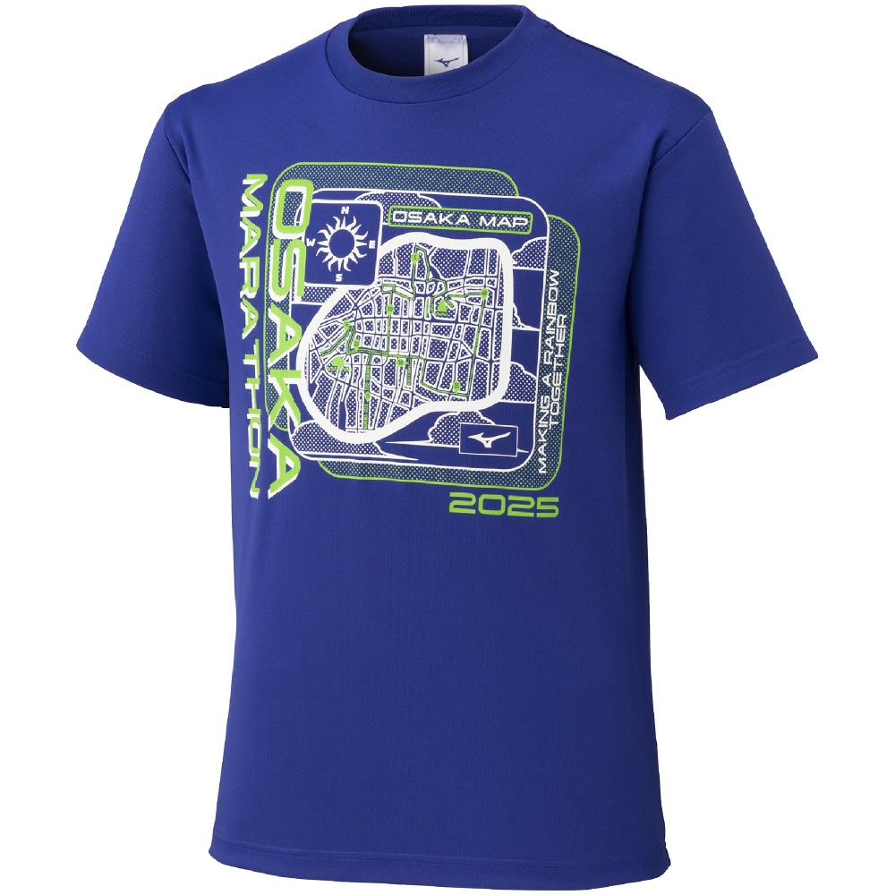 大阪マラソン2025】大会記念Tシャツ(オーロラ)|J2MACY51|ウエア
