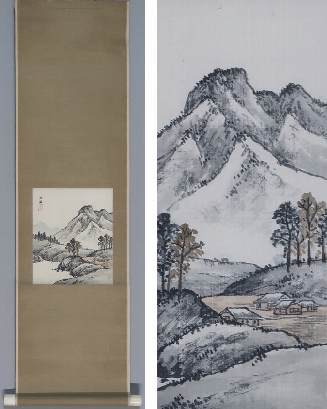 高島北海 山水圖 [小品] | 掛軸(掛け軸)販売／表装ご依頼は掛軸