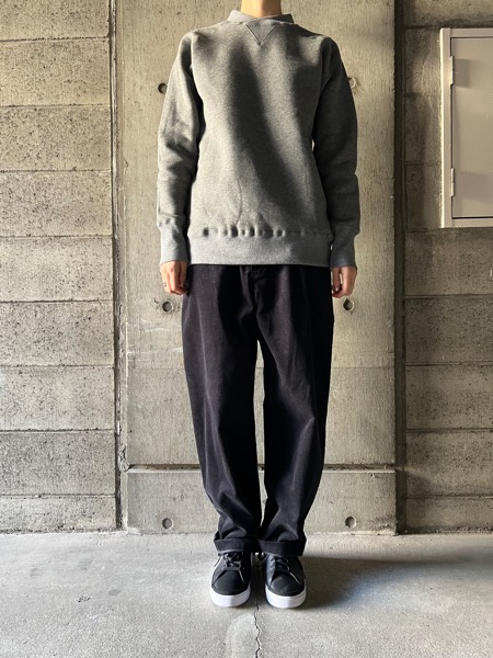 atelier naruse アトリエナルセ / 裏毛コットンモックネックスウェット