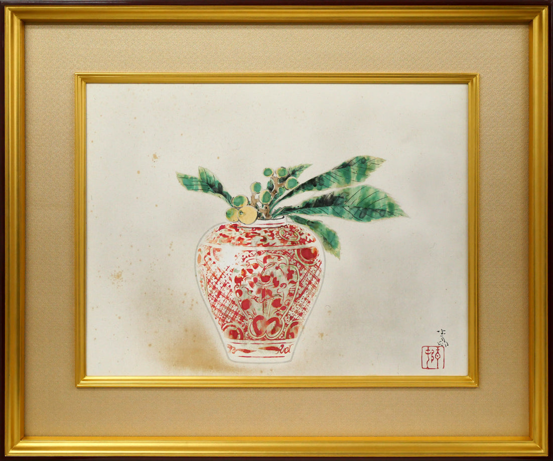 池田満寿夫「裏庭」リトグラフ・12号 絵画買取・販売の小竹美術