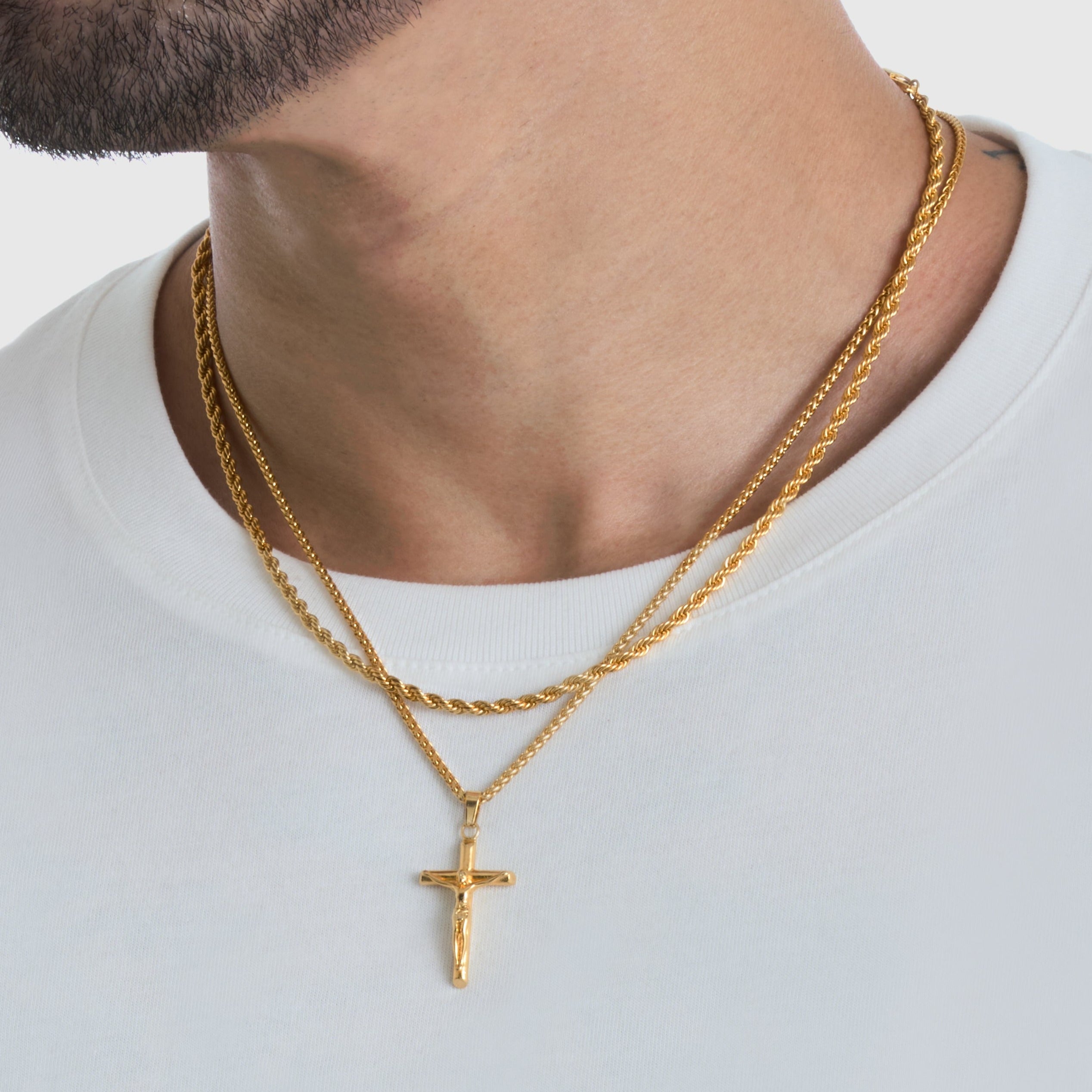 Crucifix (Gold) – KY9 JM