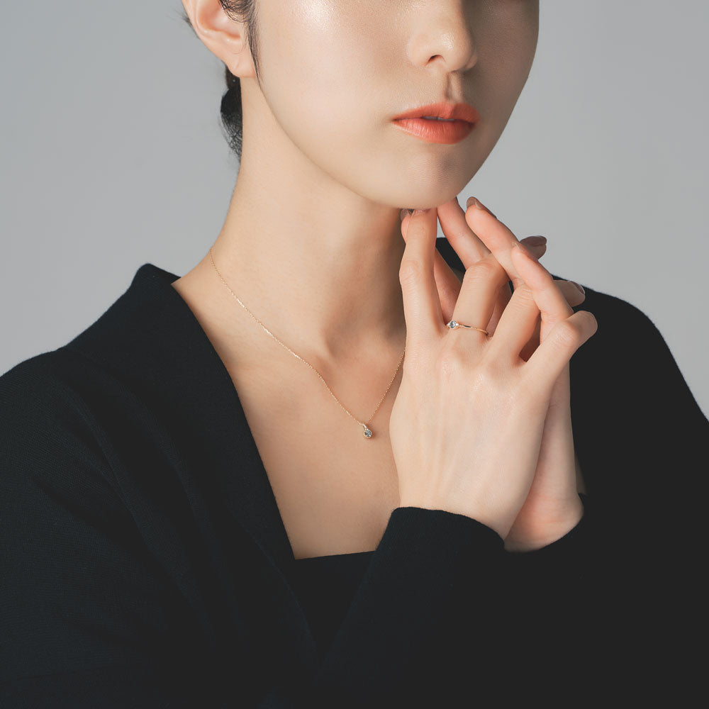 K10 グレースピネル&ダイヤモンド リング｜36-3144 – L&Co.