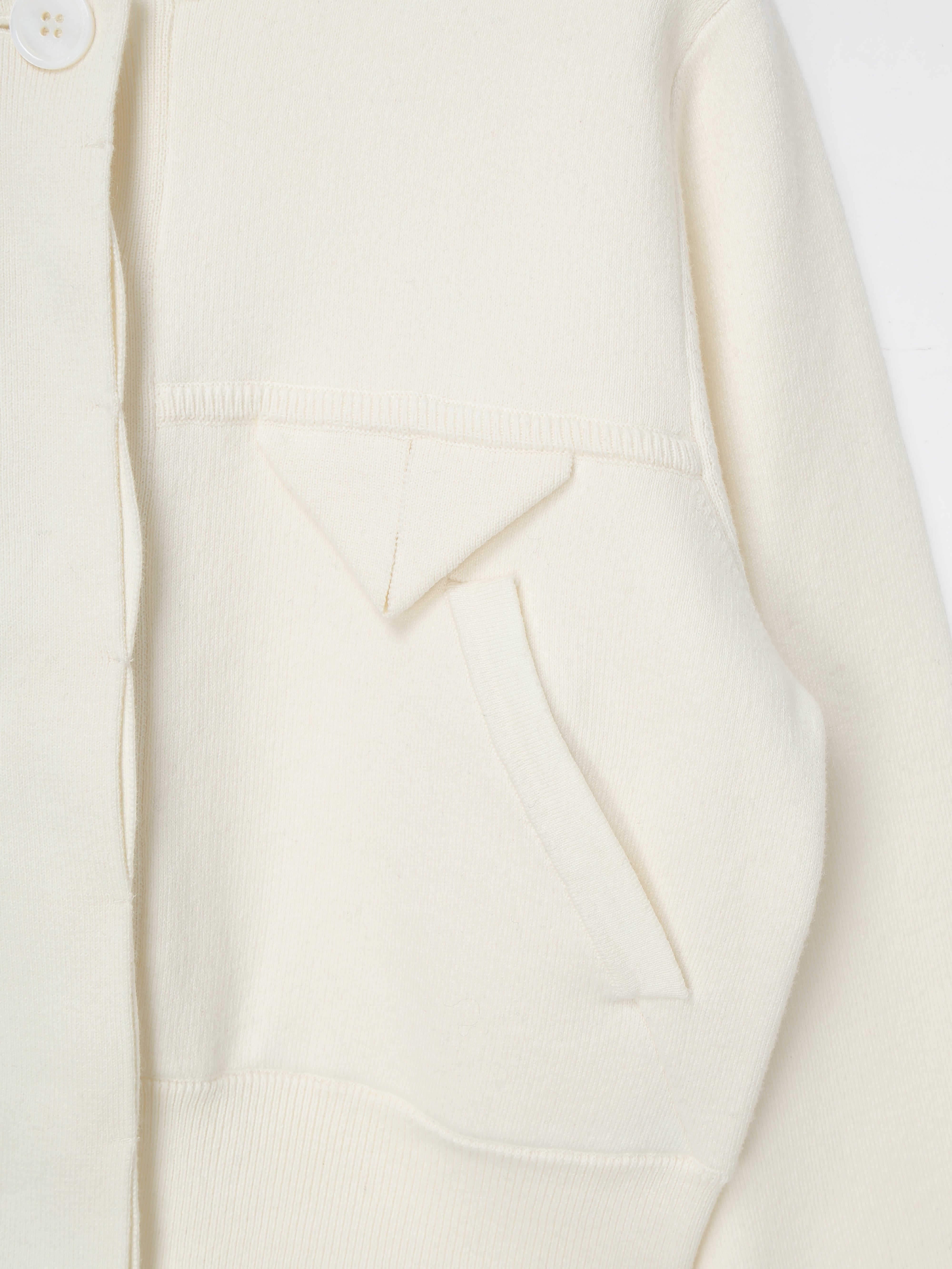 Compact Knit Cashmere Blouson – L'AUBE BLANC