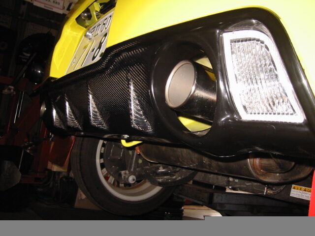 リヤディフューザー タイプ2 ZC31S用スイスポ セミカーボン製 – ラ