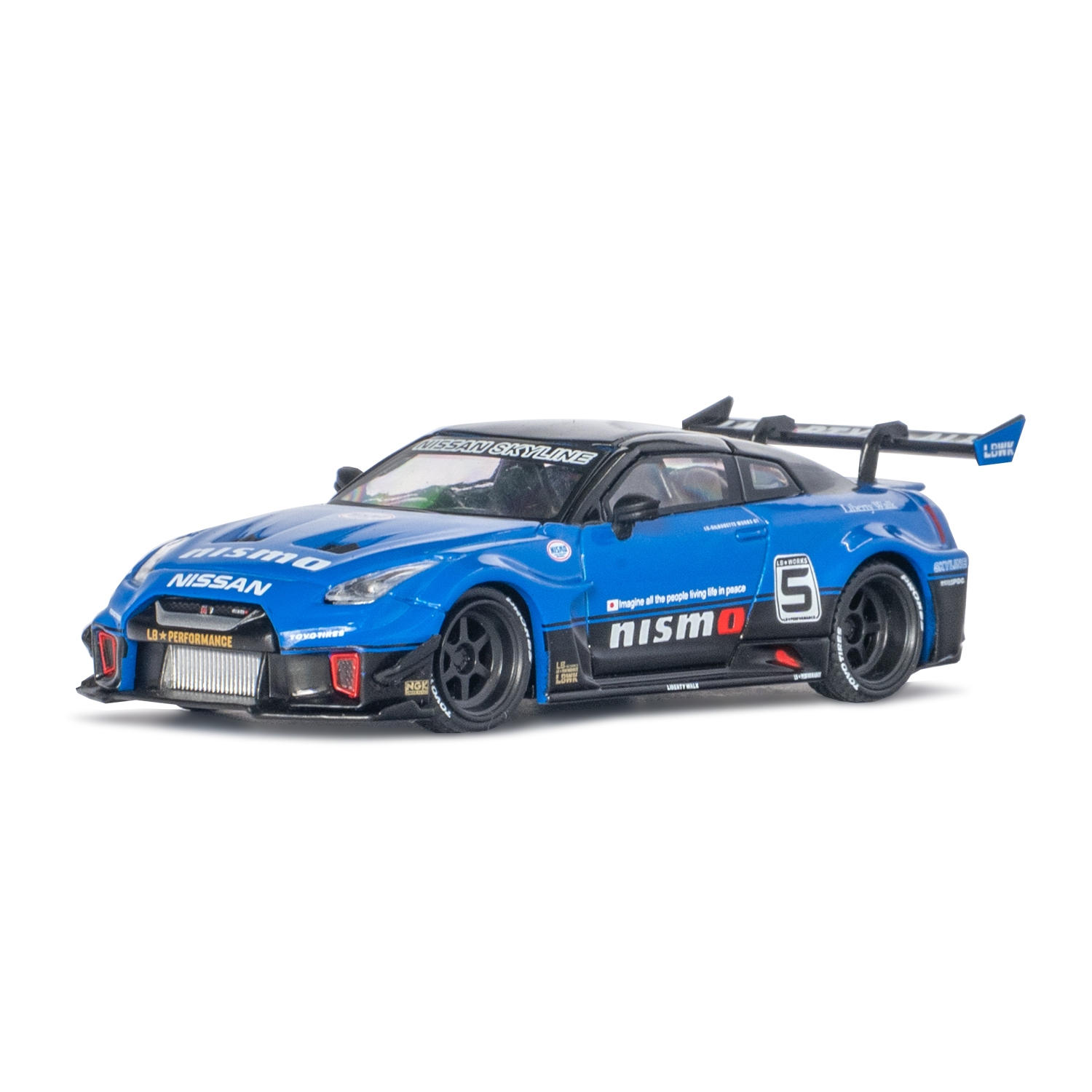 1/64 MINI GT LB-Silhouette WORKS GT NISSAN 35GT-RR Ver.2 Blue / LB