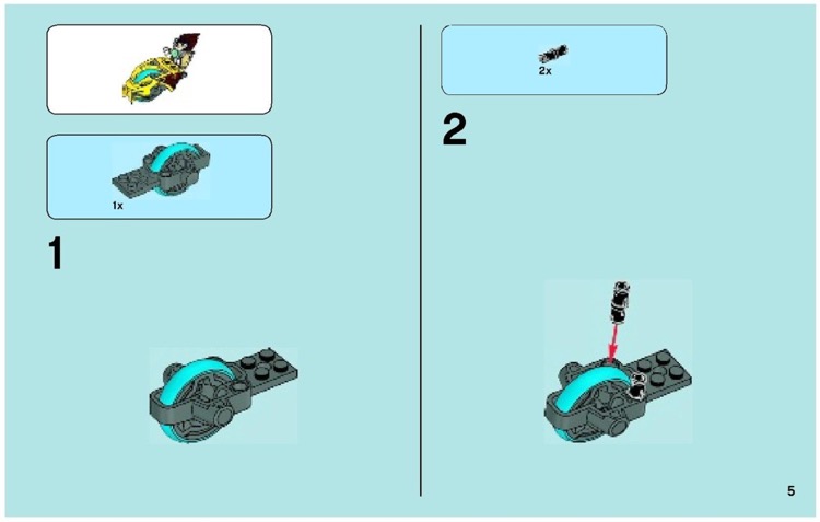 LEGO Instructions for set 70104 Jungle Gates, Legends of Chima