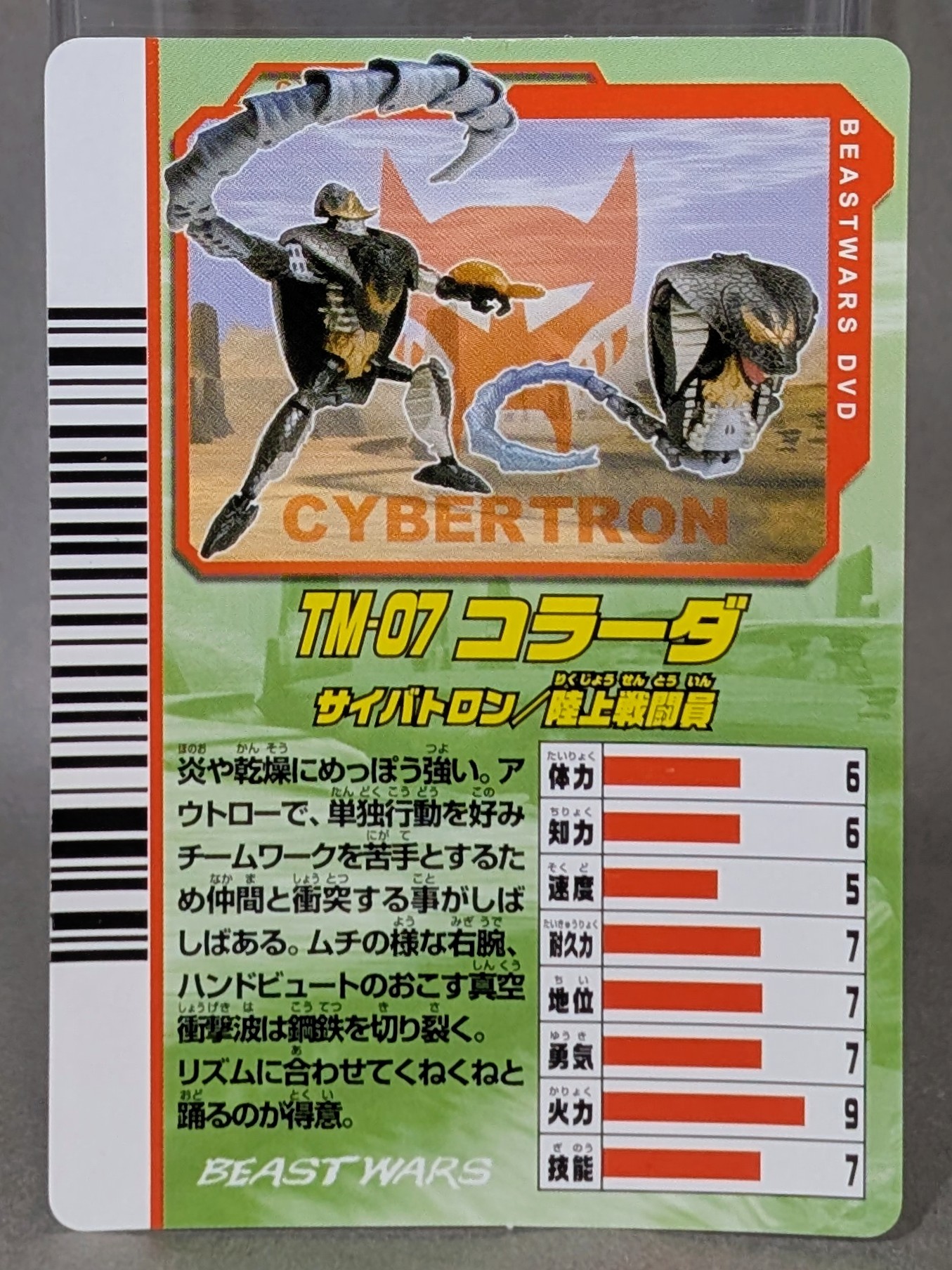 レビュー TF ビーストウォーズテレもちゃ コラーダ : ふじの生態日記2